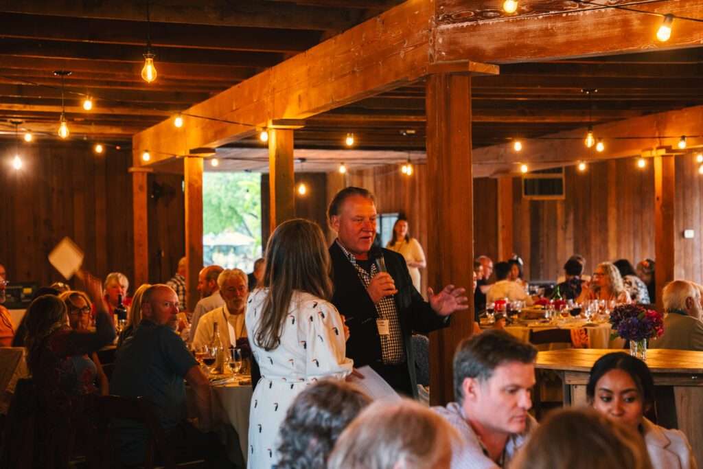 CRC Mendocino Executive Director, Anya Jindrich with Tom Allman