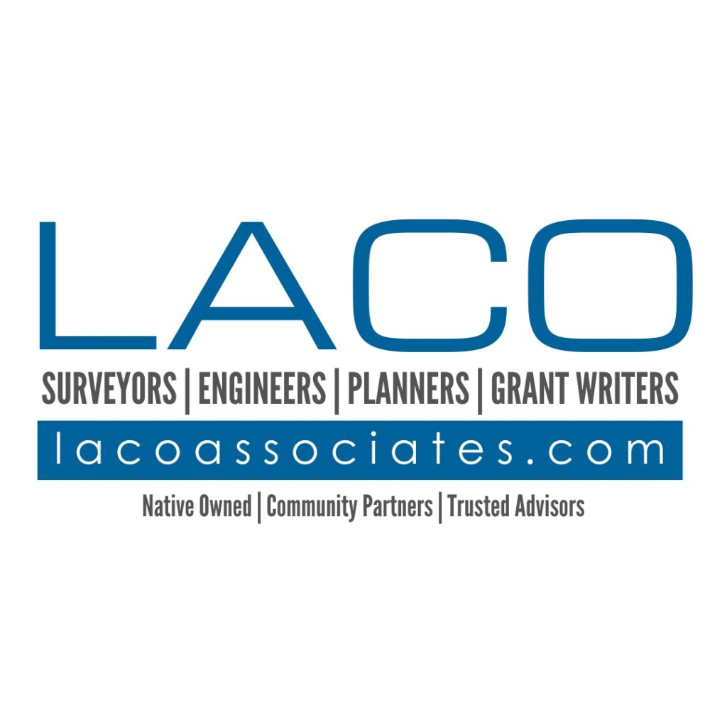 Logo for LACO Surveyors, Engineers, Planner and Geologists